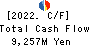 YAMAE GROUP HOLDINGS CO.,LTD. Cash Flow Statement 2022年Mar期 YAMAE GROUP HOLDINGS CO.,LTD. Cash Flow Statement 2022年3月期