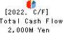 DAISUI CO.,LTD. Cash Flow Statement 2022年3月期