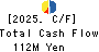 Japan PC Service Co.,Ltd. Cash Flow Statement 2025年8月期