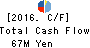 RISE Inc. Cash Flow Statement 2016年Mar期 RISE Inc. Cash Flow Statement 2016年3月期