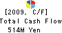 Oki Wintech Company, Limited Cash Flow Statement 2009年3月期