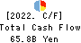 The Bank of Iwate, Ltd. Cash Flow Statement 2022年3月期
