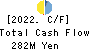 DAYTONA CORPORATION Cash Flow Statement 2022年12月期