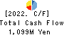 Yokohama Maruuo Co.,Ltd. Cash Flow Statement 2022年3月期
