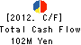 Ost Japan Group Inc. Cash Flow Statement 2012年6月期