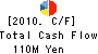 Ost Japan Group Inc. Cash Flow Statement 2010年6月期