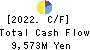 Joshin Denki Co.,Ltd. Cash Flow Statement 2022年3月期