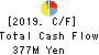 TOAMI CORPORATION Cash Flow Statement 2019年3月期