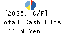 BTM,Inc. Cash Flow Statement 2025年3月期