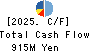 New Japan Chemical Co., Ltd. Cash Flow Statement 2025年Mar期 New Japan Chemical Co., Ltd. Cash Flow Statement 2025年3月期