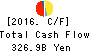 THE SHIZUOKA BANK, LTD. Cash Flow Statement 2016年Mar期 THE SHIZUOKA BANK, LTD. Cash Flow Statement 2016年3月期