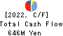 SANKYO KASEI CORPORATION Cash Flow Statement 2022年3月期