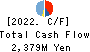 WILLPLUS Holdings Corporation Cash Flow Statement 2022年Jun期 WILLPLUS Holdings Corporation Cash Flow Statement 2022年6月期