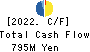 Nippon Care Supply Co.,Ltd. Cash Flow Statement 2022年3月期