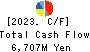 TAKASAGO INTERNATIONAL CORPORATION Cash Flow Statement 2023年Mar期 TAKASAGO INTERNATIONAL CORPORATION Cash Flow Statement 2023年3月期
