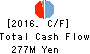 GENERATION PASS CO.,LTD. Cash Flow Statement 2016年Oct期 GENERATION PASS CO.,LTD. Cash Flow Statement 2016年10月期