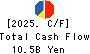 SINANEN HOLDINGS CO.,LTD. Cash Flow Statement 2025年Mar期 SINANEN HOLDINGS CO.,LTD. Cash Flow Statement 2025年3月期