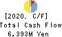 TAKASAGO INTERNATIONAL CORPORATION Cash Flow Statement 2020年3月期