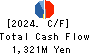 SHINYEI KAISHA Cash Flow Statement 2024年3月期
