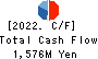 MORIYA CORPORATION Cash Flow Statement 2022年3月期