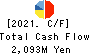 SAN HOLDINGS,INC. Cash Flow Statement 2021年3月期