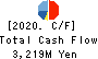 Japan Business Systems,Inc. Cash Flow Statement 2020年9月期