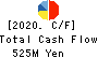 Startia Holdings,Inc. Cash Flow Statement 2020年Mar期 Startia Holdings,Inc. Cash Flow Statement 2020年3月期