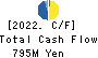 Nippon Care Supply Co.,Ltd. Cash Flow Statement 2022年3月期