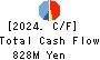 BUNKYODO GROUP HOLDINGS CO.,LTD. Cash Flow Statement 2024年Aug期 BUNKYODO GROUP HOLDINGS CO.,LTD. Cash Flow Statement 2024年8月期